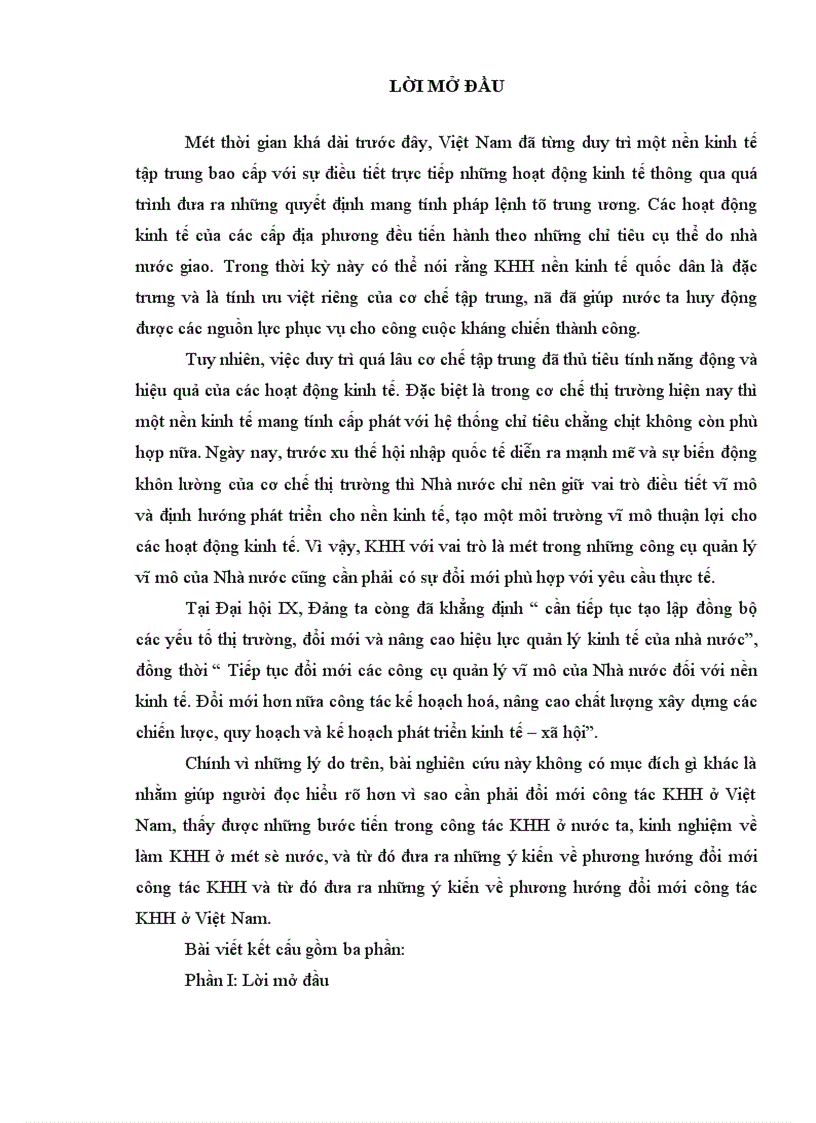 image for page Phương hướng tiếp tục đổi mới công tác kế hoạch hóa ở nước ta trong thời gia tới