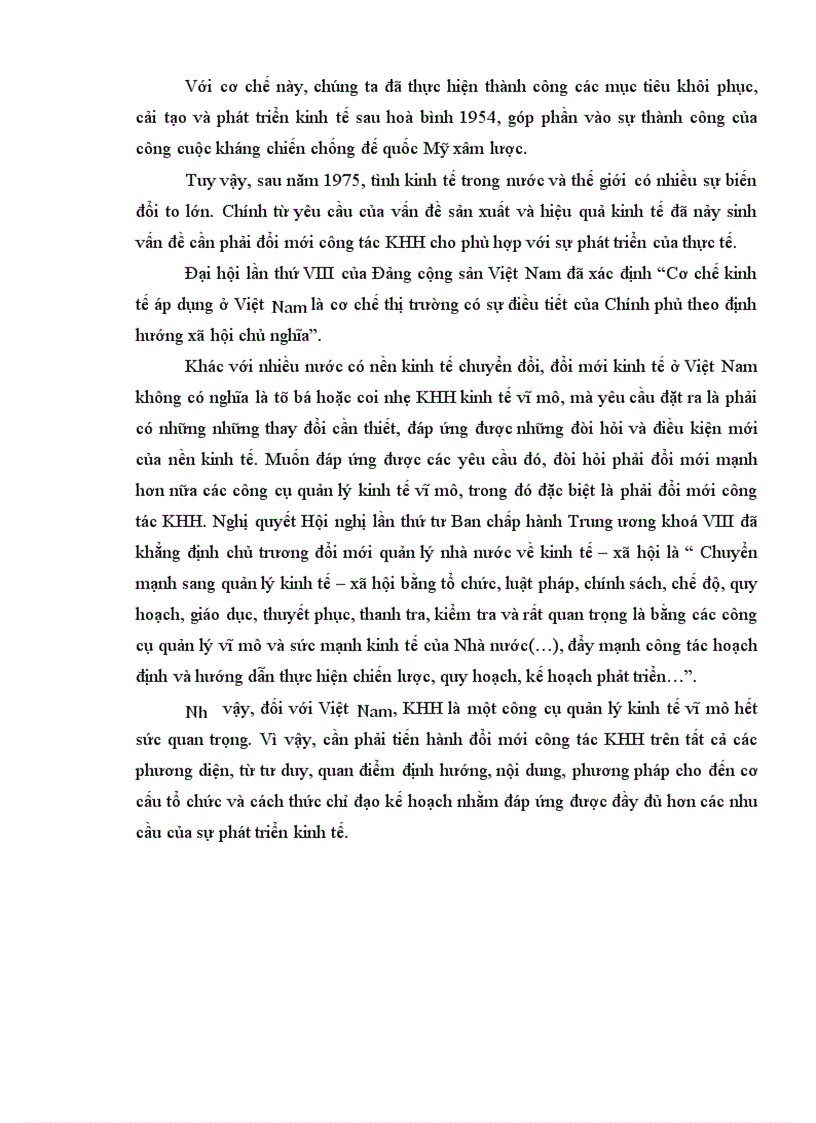 image for page Phương hướng tiếp tục đổi mới công tác kế hoạch hóa ở nước ta trong thời gia tới