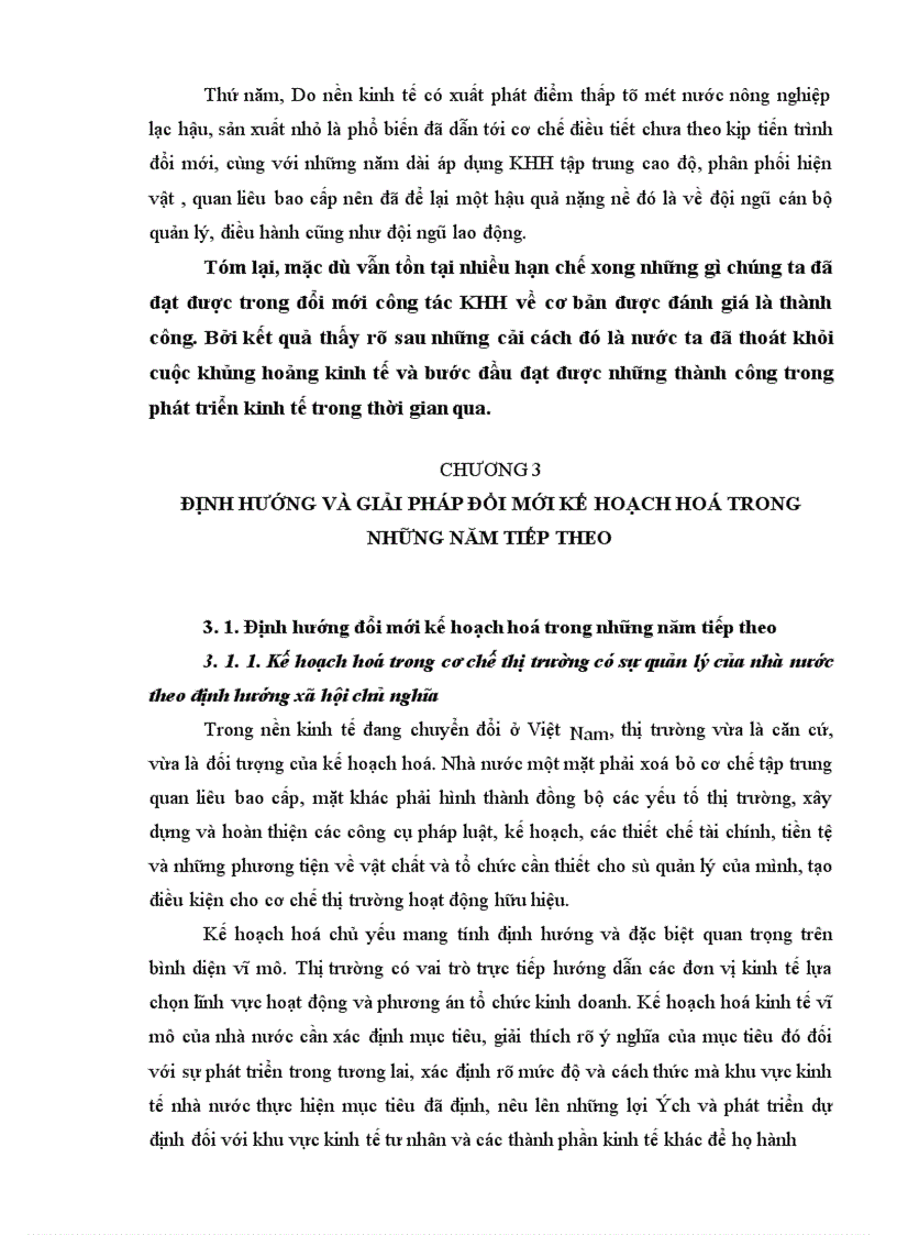 image for page Phương hướng tiếp tục đổi mới công tác kế hoạch hóa ở nước ta trong thời gia tới