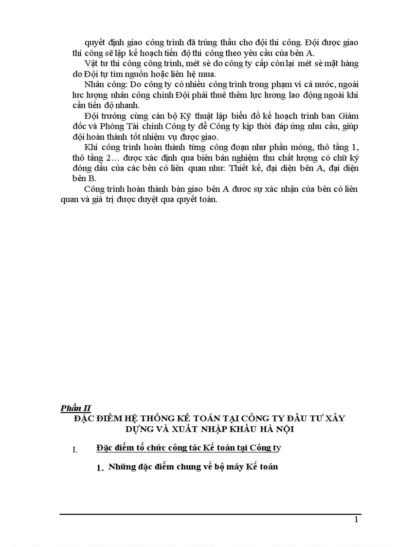 image for page Một số ý kiến đánh giá nhằm hoàn thiện công tác kế toán tại Công ty Đầu tư Xây dựng và Xuất nhập khẩu Hà Nội
