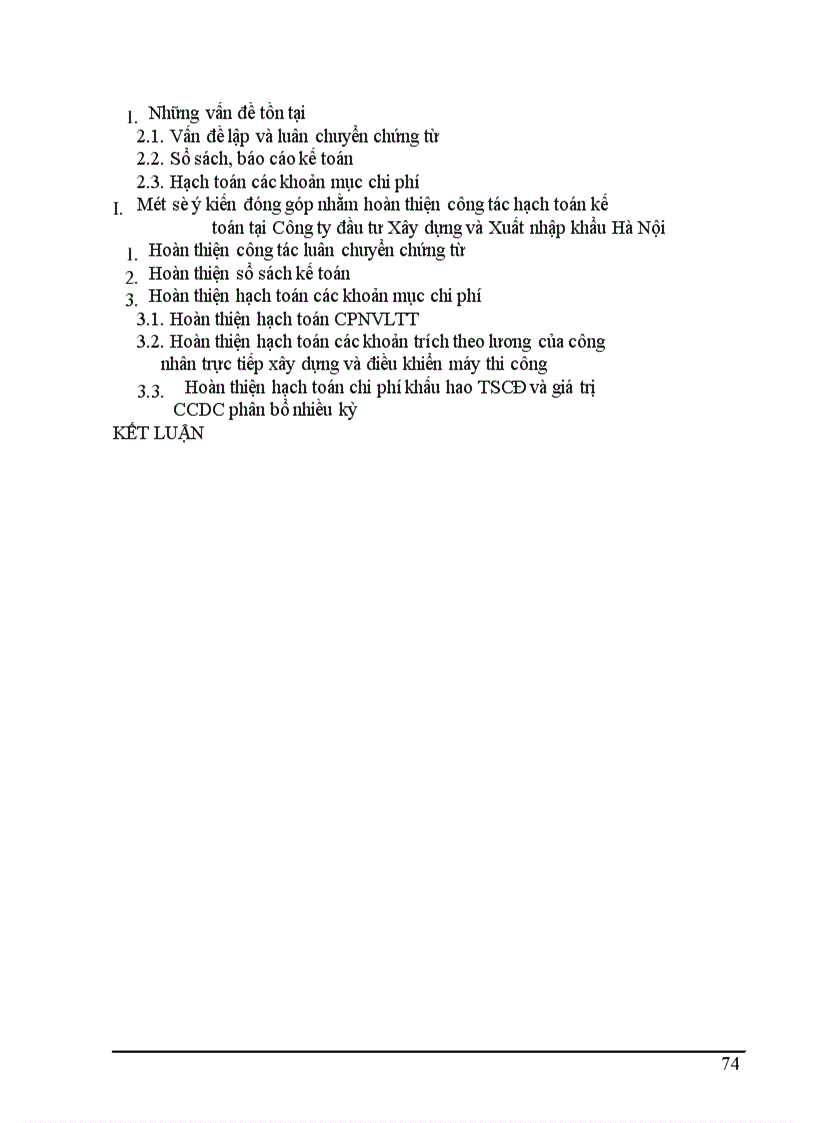 image for page Một số ý kiến đánh giá nhằm hoàn thiện công tác kế toán tại Công ty Đầu tư Xây dựng và Xuất nhập khẩu Hà Nội
