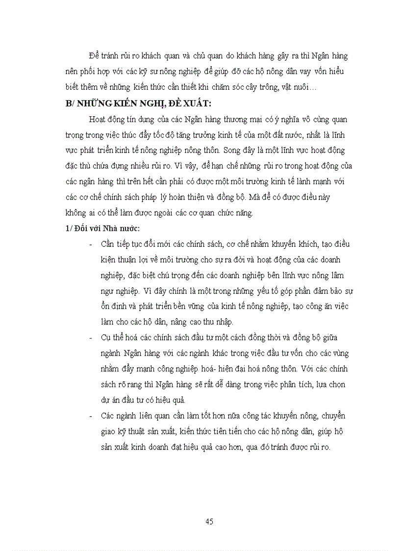 image for page Phòng ngừa và hạn chế rủi ro trong cho vay kinh tế hộ gia đình tại chi nhánh NHNo huyện Thọ Xuân 1