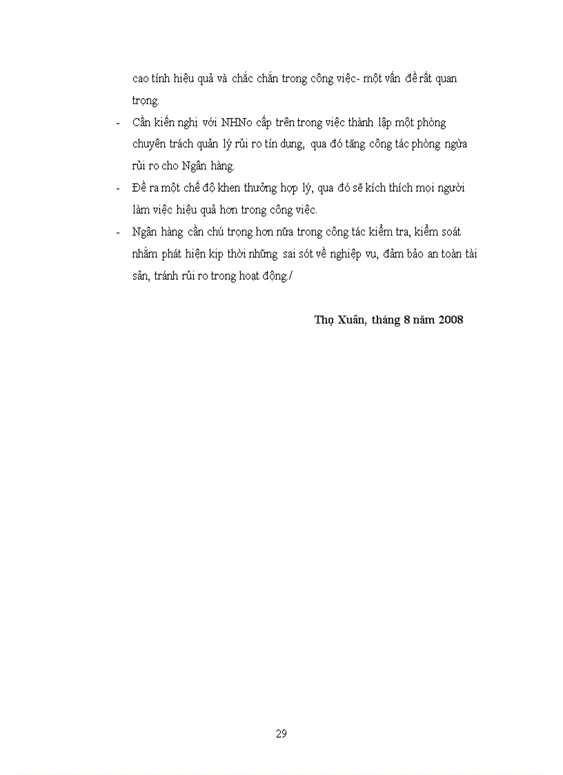 image for page Phòng ngừa và hạn chế rủi ro trong cho vay kinh tế hộ gia đình tại chi nhánh NHNo huyện Thọ Xuân 1