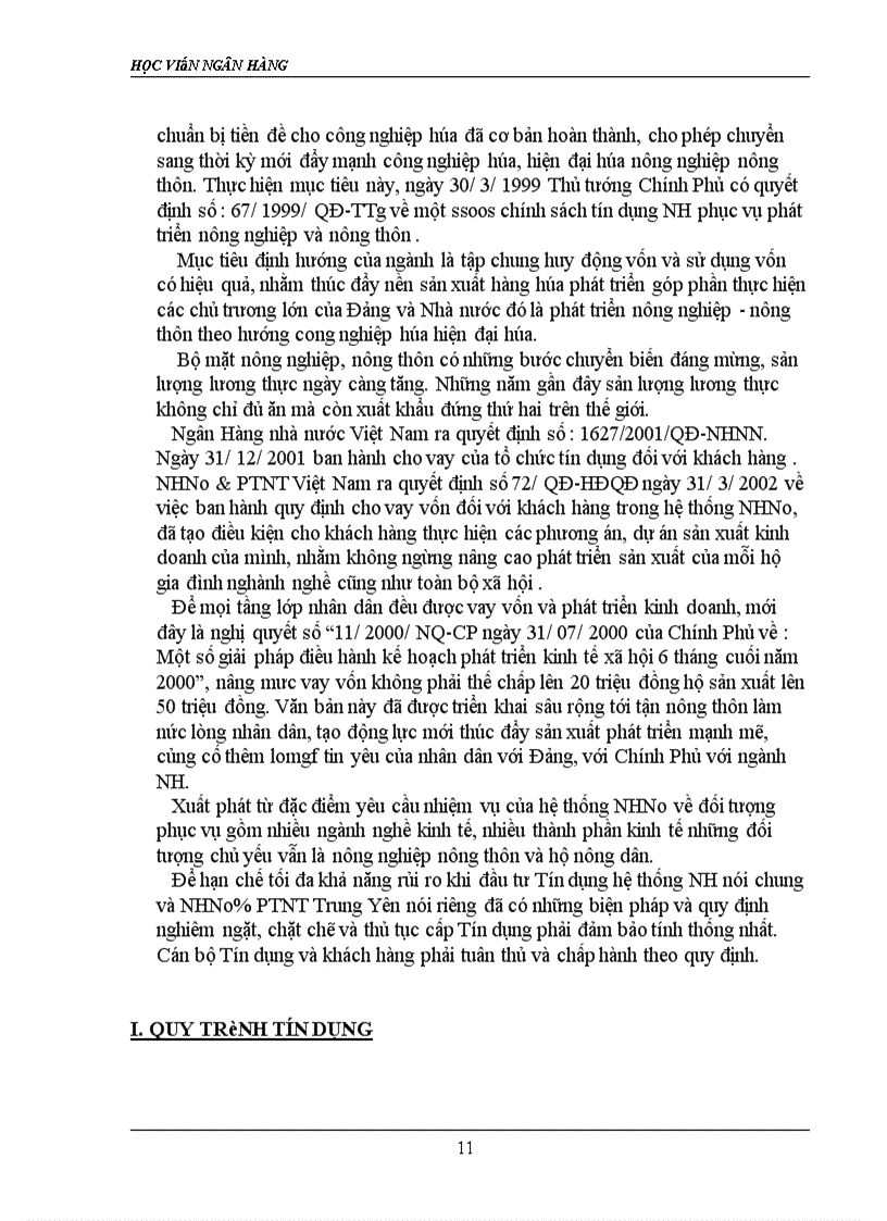 image for page Báo cáo thực tập tại NHNo PTNT Trung Yên