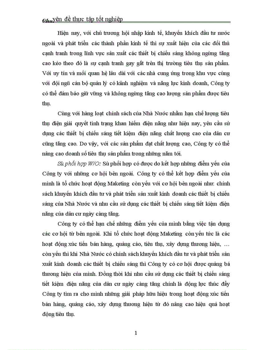 image for page Thực trạng và giải pháp đầu tư nâng cao khả năng cạnh tranh của Công ty Cổ phần Bóng đèn Phích nước Rạng Đông 1