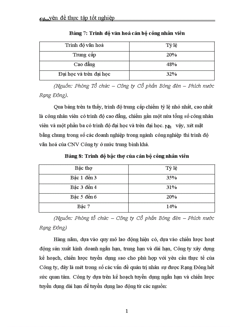 image for page Thực trạng và giải pháp đầu tư nâng cao khả năng cạnh tranh của Công ty Cổ phần Bóng đèn Phích nước Rạng Đông 1
