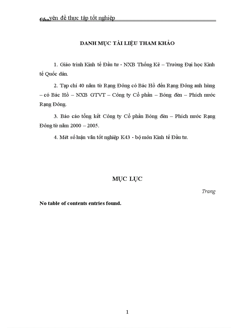 image for page Thực trạng và giải pháp đầu tư nâng cao khả năng cạnh tranh của Công ty Cổ phần Bóng đèn Phích nước Rạng Đông 1