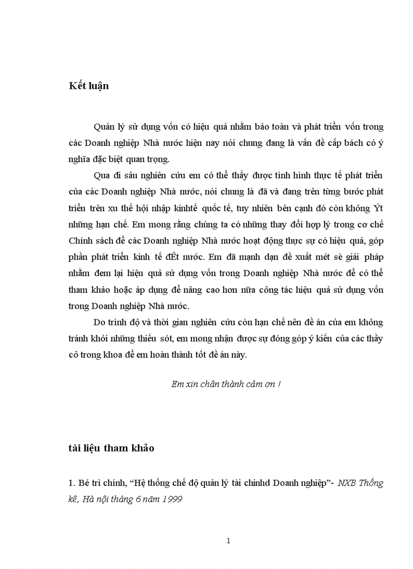 image for page Thực trạng và giải pháp hoàn thiện công tác huy động và sử dụng vốn trong các Doanh nghiệp Nhà nuớc ở Việt Nam 1