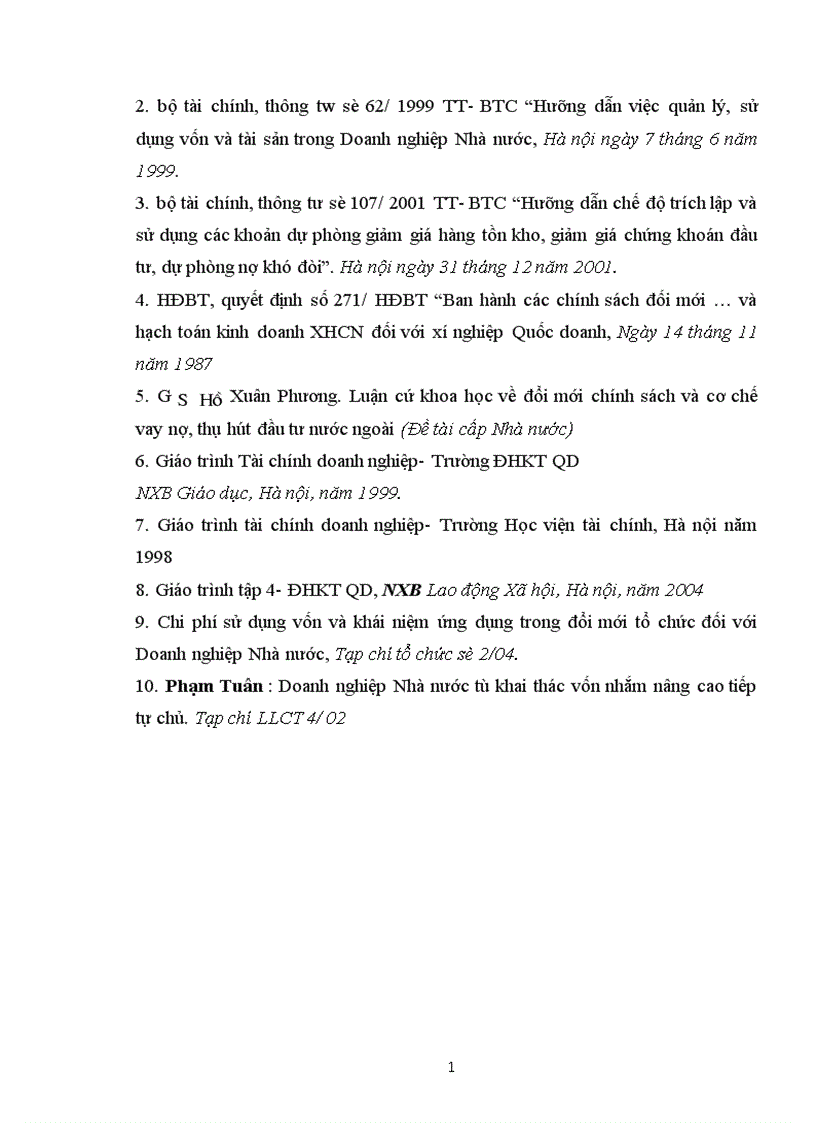 image for page Thực trạng và giải pháp hoàn thiện công tác huy động và sử dụng vốn trong các Doanh nghiệp Nhà nuớc ở Việt Nam 1