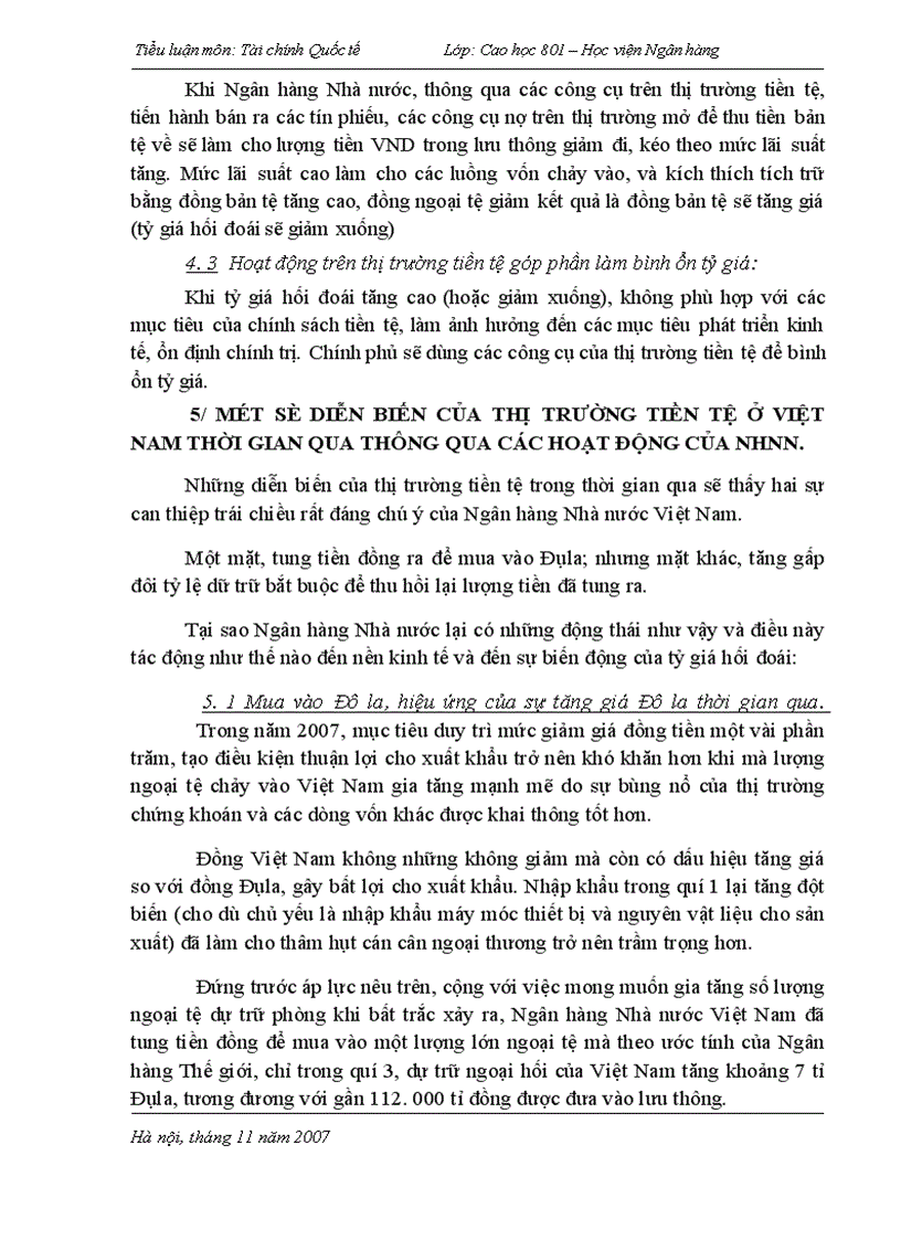 image for page Phân tích mối quan hệ giữa thị trường tiền tệ và thị trường ngoại hối Tác động của thị trường tiền tệ đến tỷ giá hối đoái 1