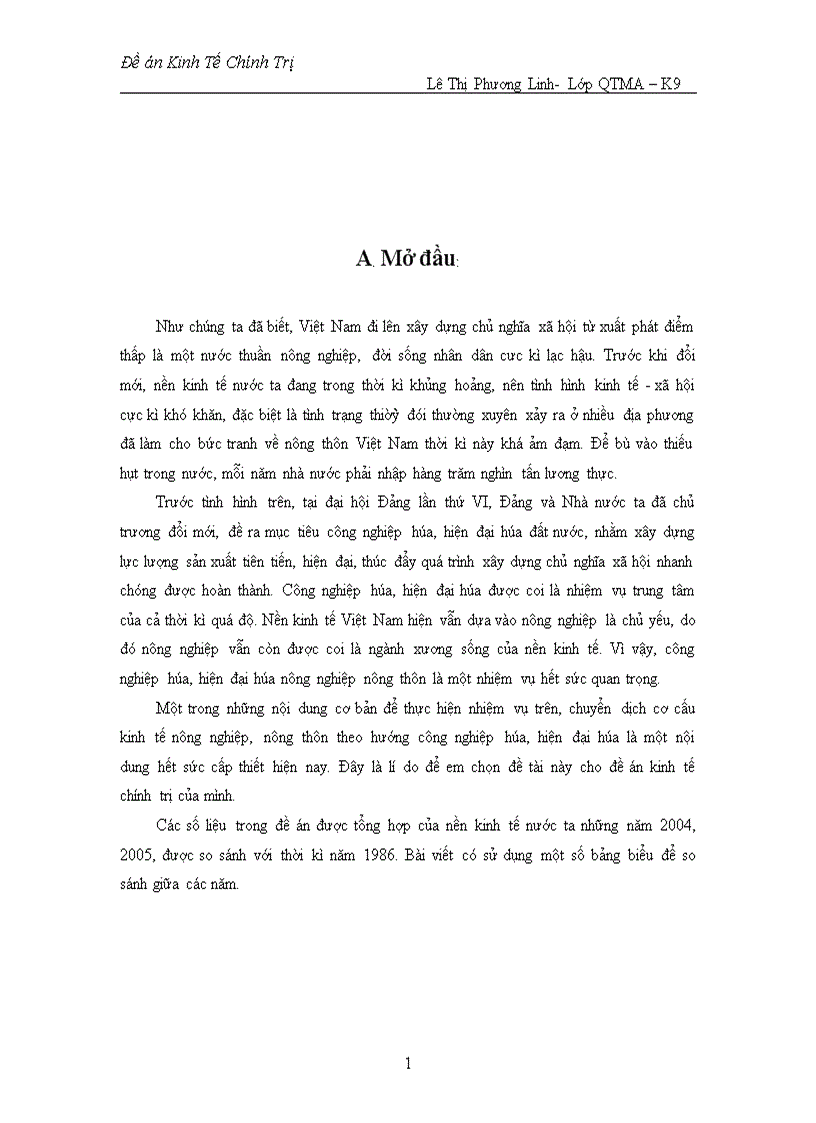 image for page Chuyển dịch cơ cấu kinh tế nông nghiệp nông thôn theo hướng công nghiệp hoá hiện đại hoá 1