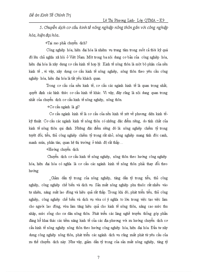 image for page Chuyển dịch cơ cấu kinh tế nông nghiệp nông thôn theo hướng công nghiệp hoá hiện đại hoá 1