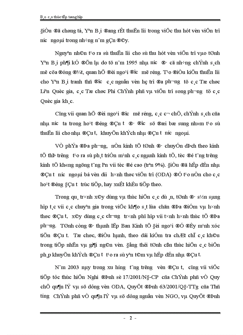 image for page Tình hình thu hút vốn đầu tư nước ngoài của tỉnh Yên Bái thời gian qua