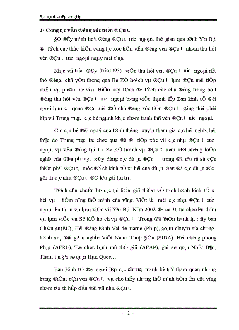 image for page Tình hình thu hút vốn đầu tư nước ngoài của tỉnh Yên Bái thời gian qua