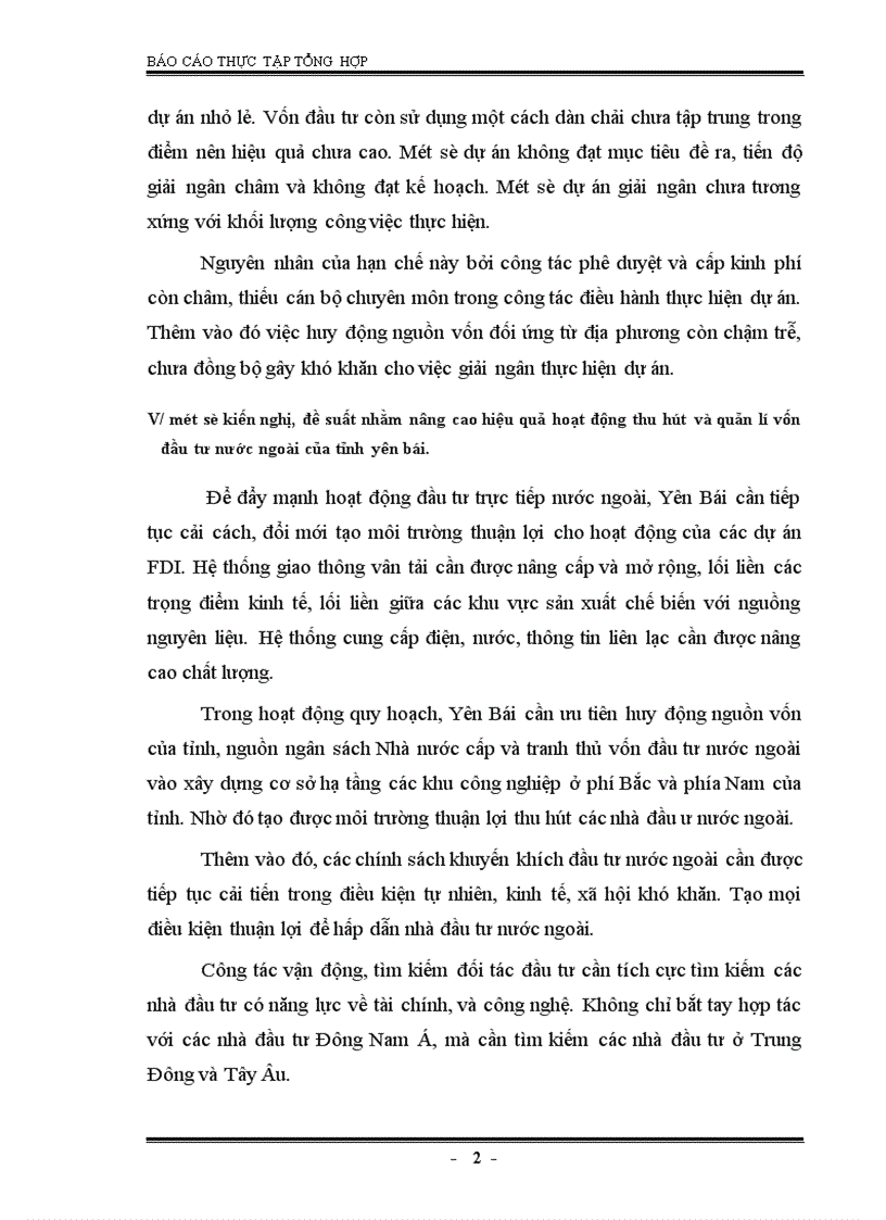 image for page Tình hình thu hút vốn đầu tư nước ngoài của tỉnh Yên Bái thời gian qua