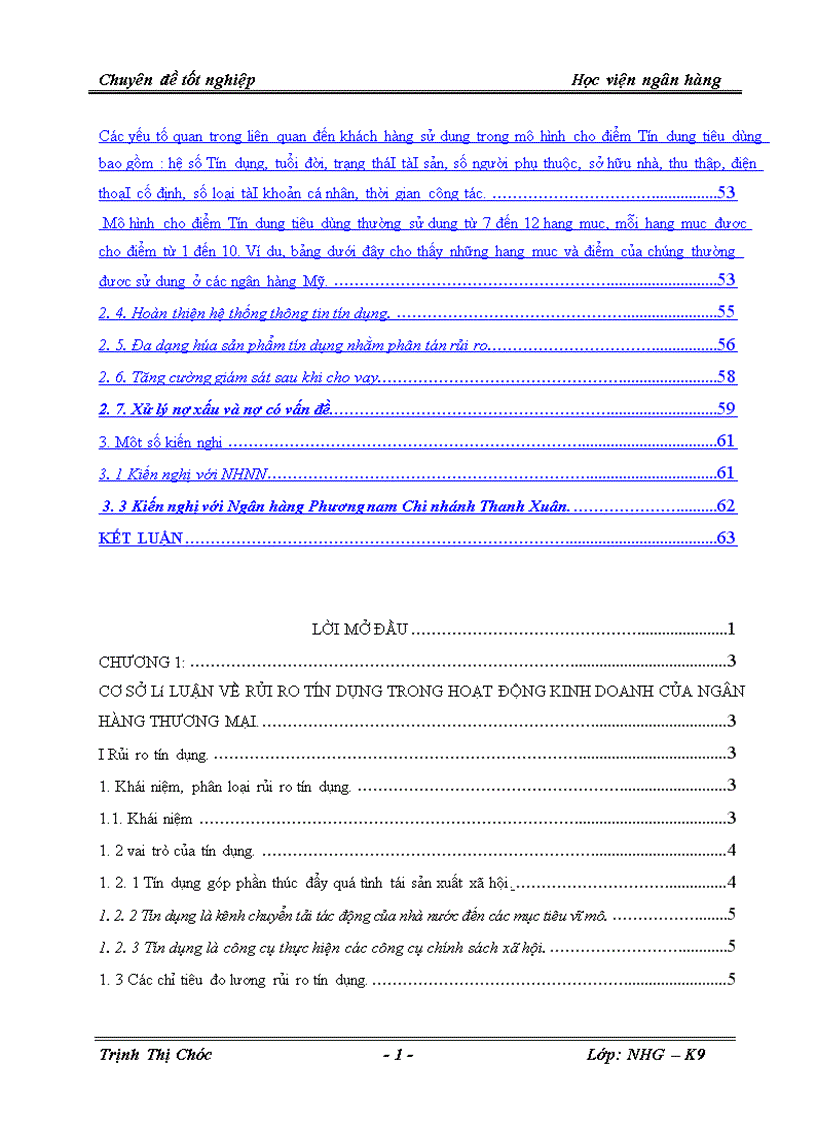 image for page Giải pháp phòng ngừa và hạn chế rủi ro tín dụng tại Ngân hàng Phương Nam chi nhánh thanh xuân