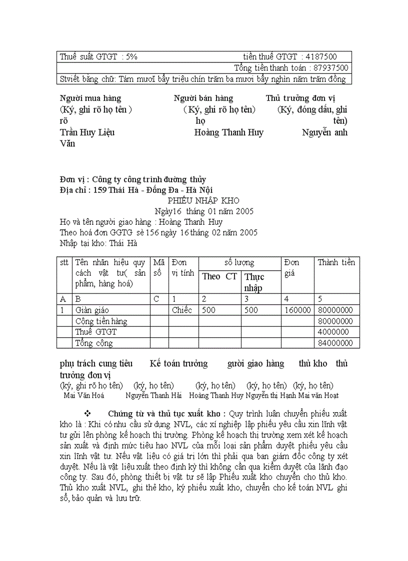 image for page Đánh giá công tác kế toán nguyên vật liệu và công cụ dụng cụ tại Công ty công trình đường thủy 1