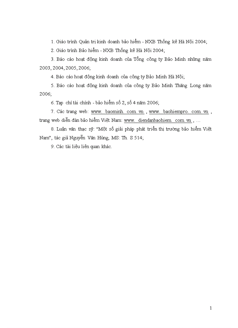 image for page Vấn đề chất lượng dịch vụ bảo hiểm tại công ty Bảo Minh Thăng Long 1