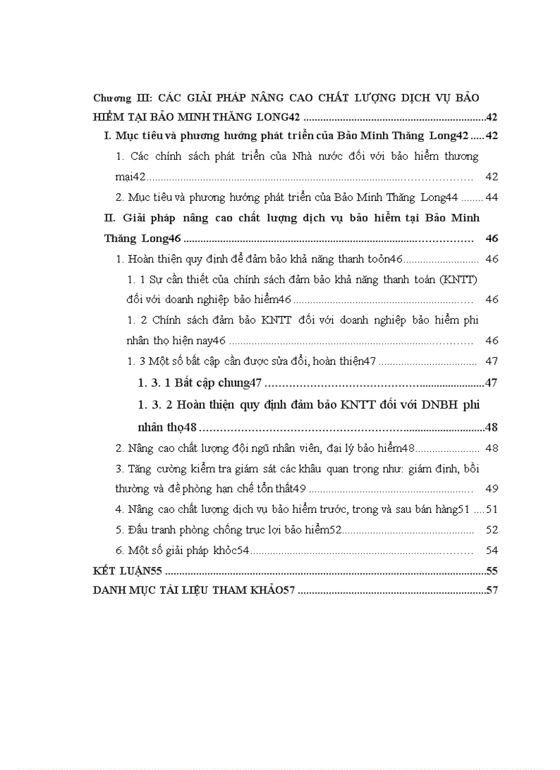 image for page Vấn đề chất lượng dịch vụ bảo hiểm tại công ty Bảo Minh Thăng Long 1