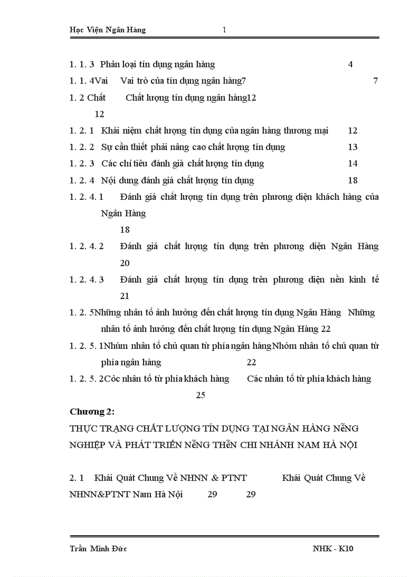 image for page Giải pháp nâng cao chất lượng tín dụng tại chi nhánh Nam Hà Nội Ngân hàng nông nghiệp và phát triển nông thôn 1