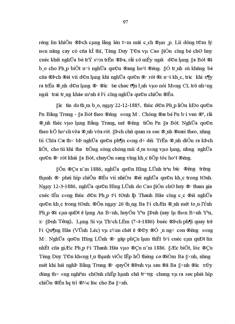 image for page Phong trào yêu nước chống Pháp của nhân dân Thanh Hóa cuối thế kỷ XIX 1885 1895 1