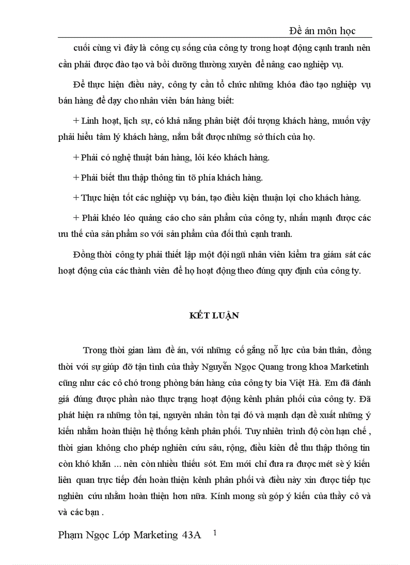 image for page Một số giải pháp về kênh phân phối nhằm tiêu thụ sản phẩm của công ty bia Việt Hà tại thị trường Hà Nội 1