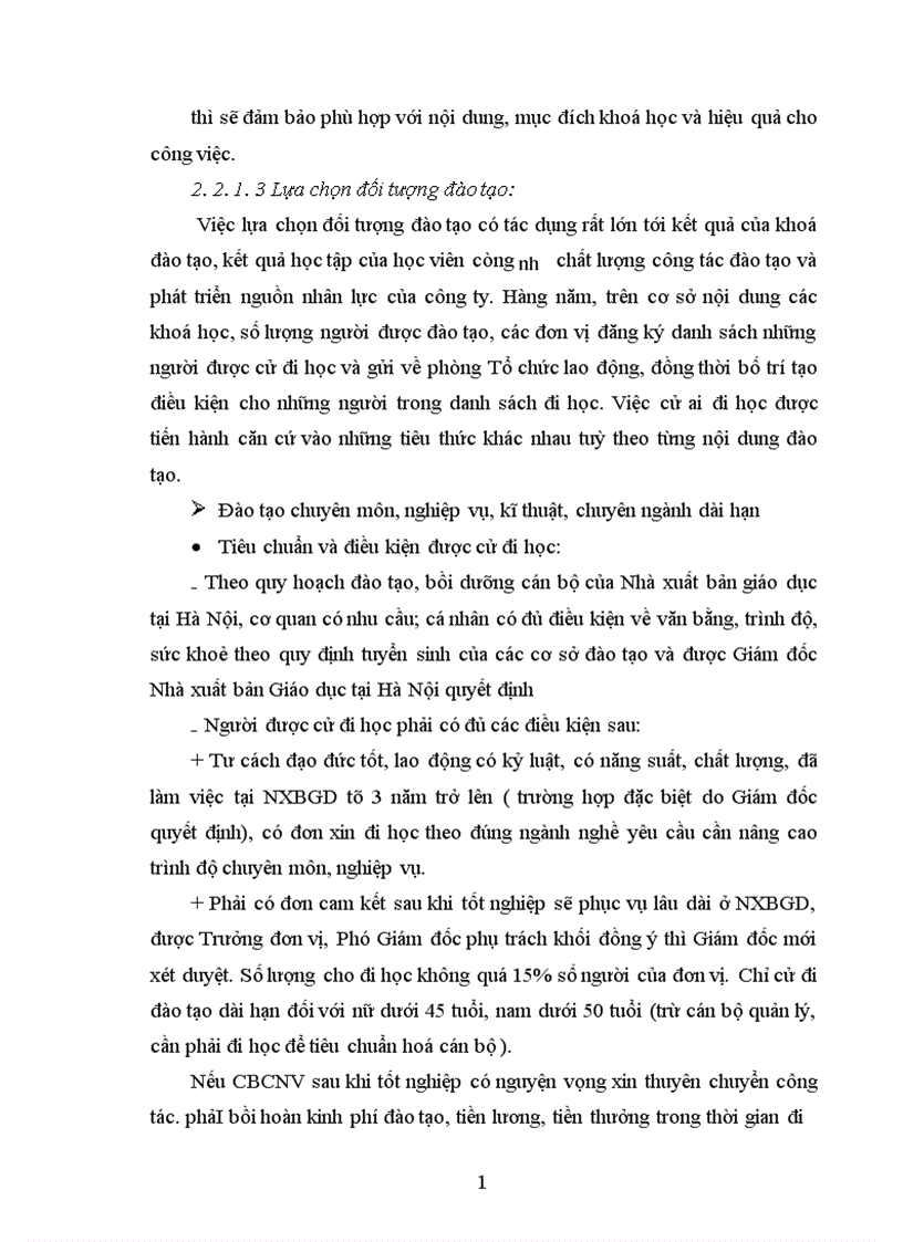 image for page Một số giải pháp nhằm nâng cao hiệu quả công tác đào tạo nguồn nhân lực tại Nhà xuất bản Giáo dục Hà Nội 1
