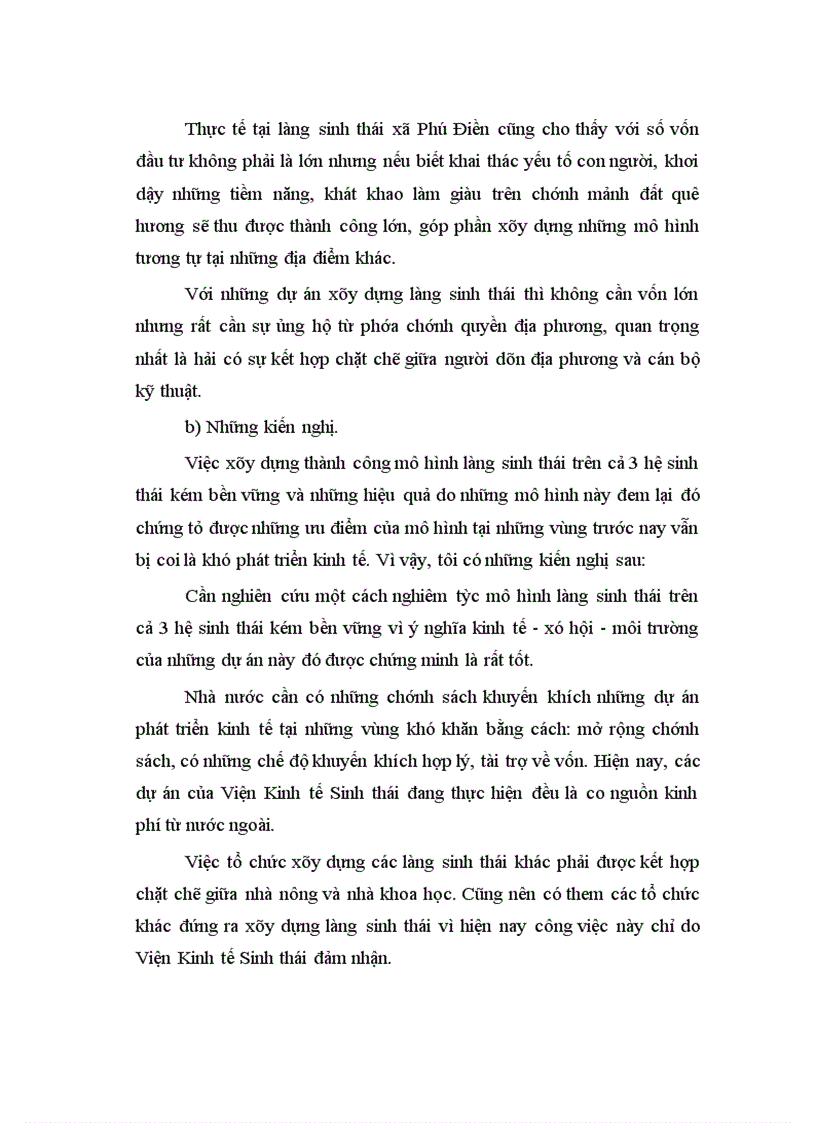 image for page Đánh giá hiệu quả của việc xây dựng mô hình làng sinh thái trên hệ sinh thái kém bền vững tại vùng đất úng ngập nước ngọt thuộc xã Phú Điền huyện Nam Sách tỉnh Hải Dương