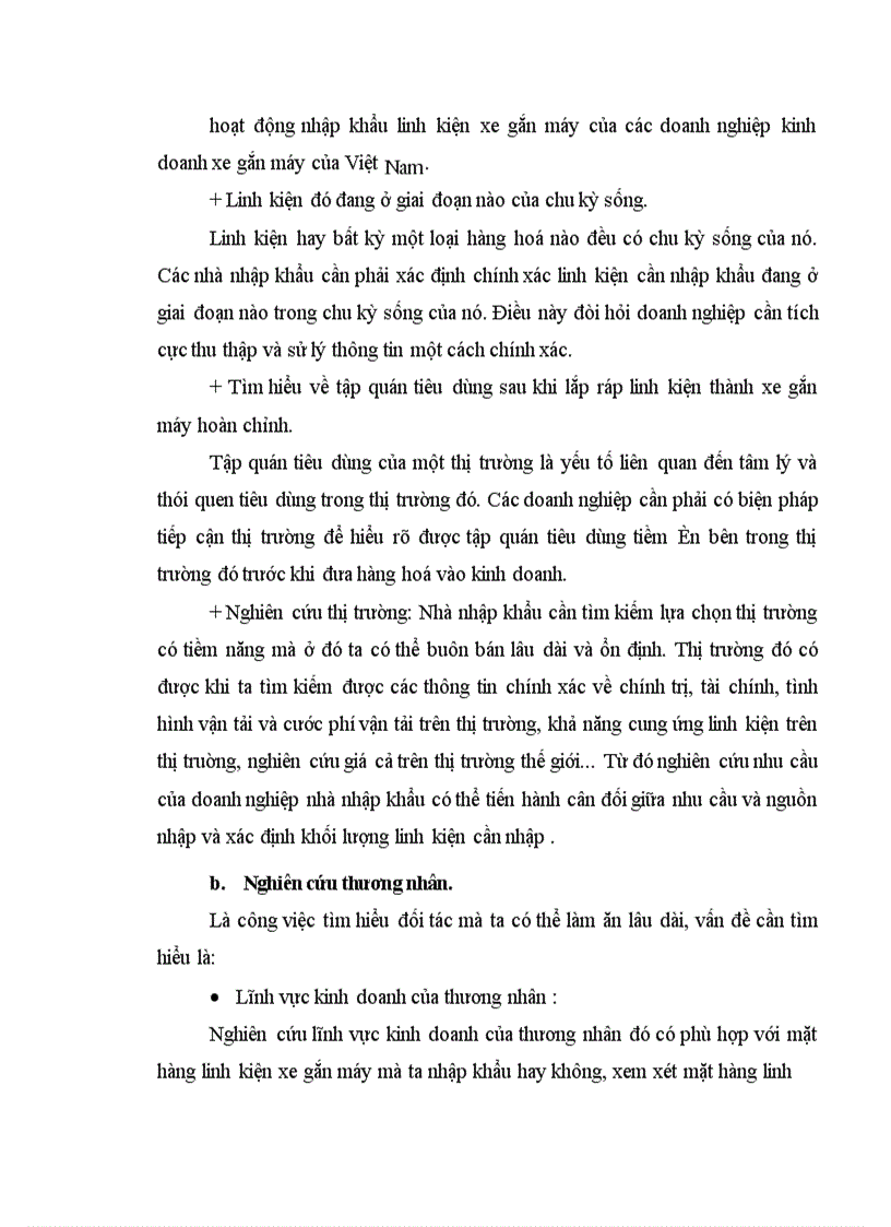 image for page Nhập khẩu linh kiện lắp ráp xe gắn máy của công ty Quan hệ quốc tế đầu tư sản xuất Thực trạng và giải pháp