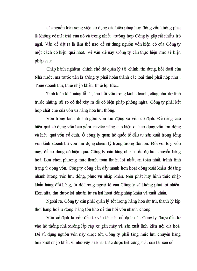 image for page Nhập khẩu linh kiện lắp ráp xe gắn máy của công ty Quan hệ quốc tế đầu tư sản xuất Thực trạng và giải pháp