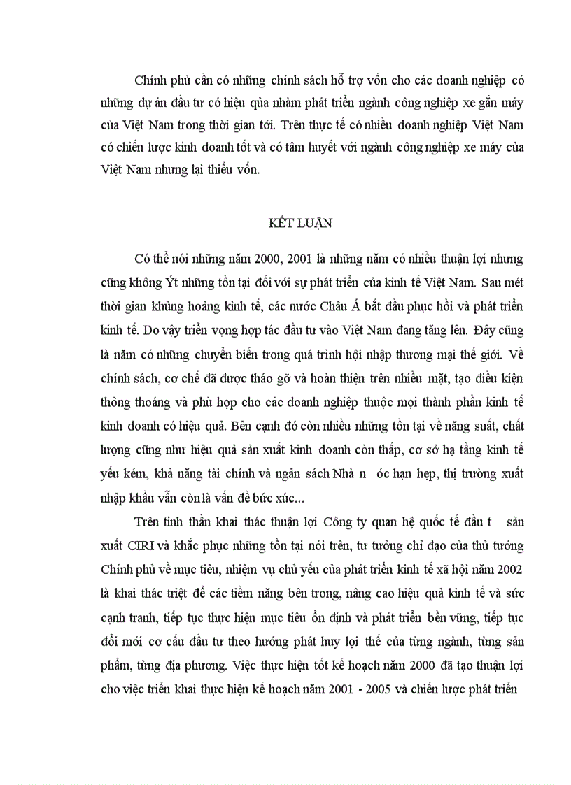 image for page Nhập khẩu linh kiện lắp ráp xe gắn máy của công ty Quan hệ quốc tế đầu tư sản xuất Thực trạng và giải pháp