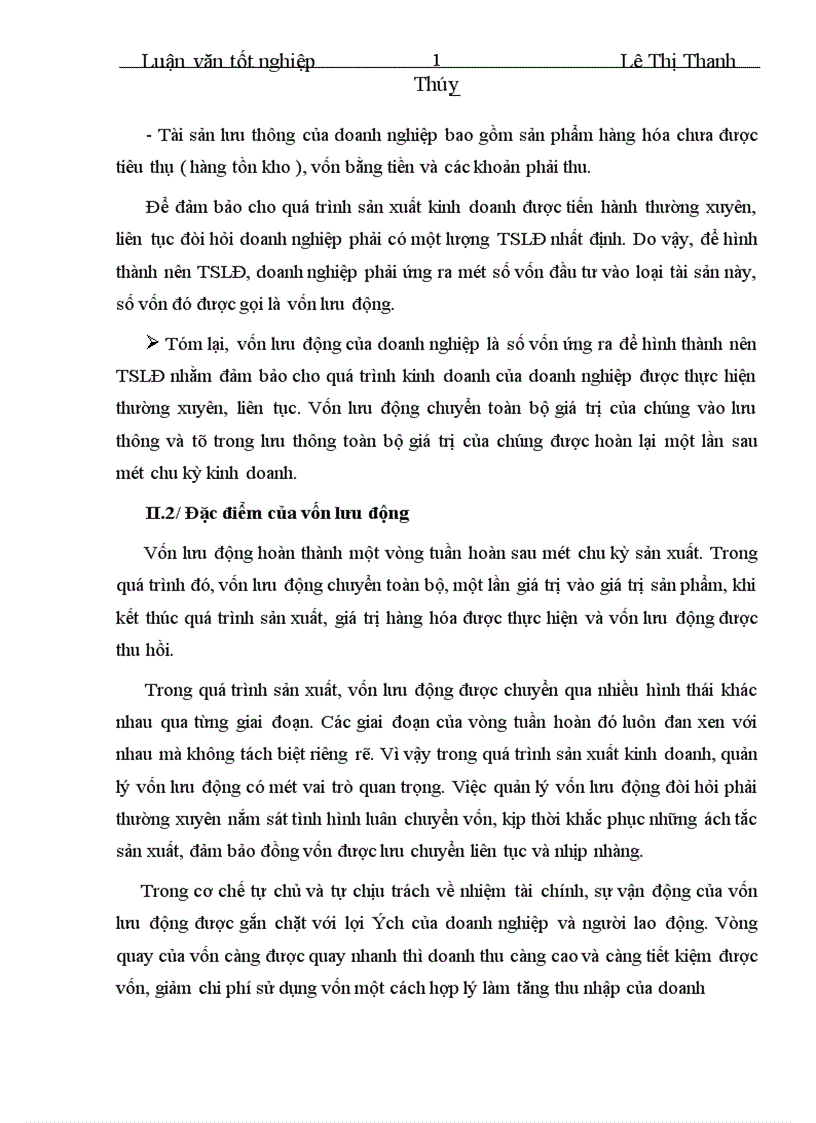 image for page Vốn lưu động và hiệu quả sử dụng vốn lưu động tại Công ty Cổ phần Thiết bị thương mại 1