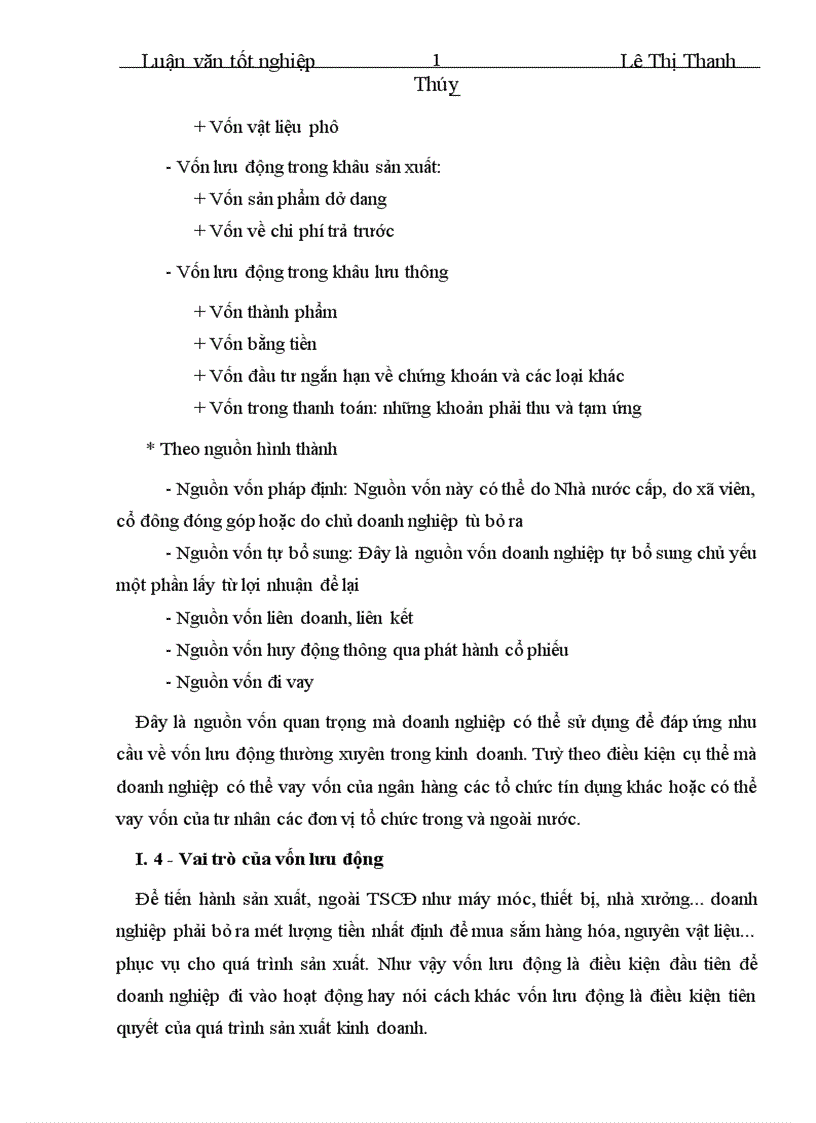 image for page Vốn lưu động và hiệu quả sử dụng vốn lưu động tại Công ty Cổ phần Thiết bị thương mại 1