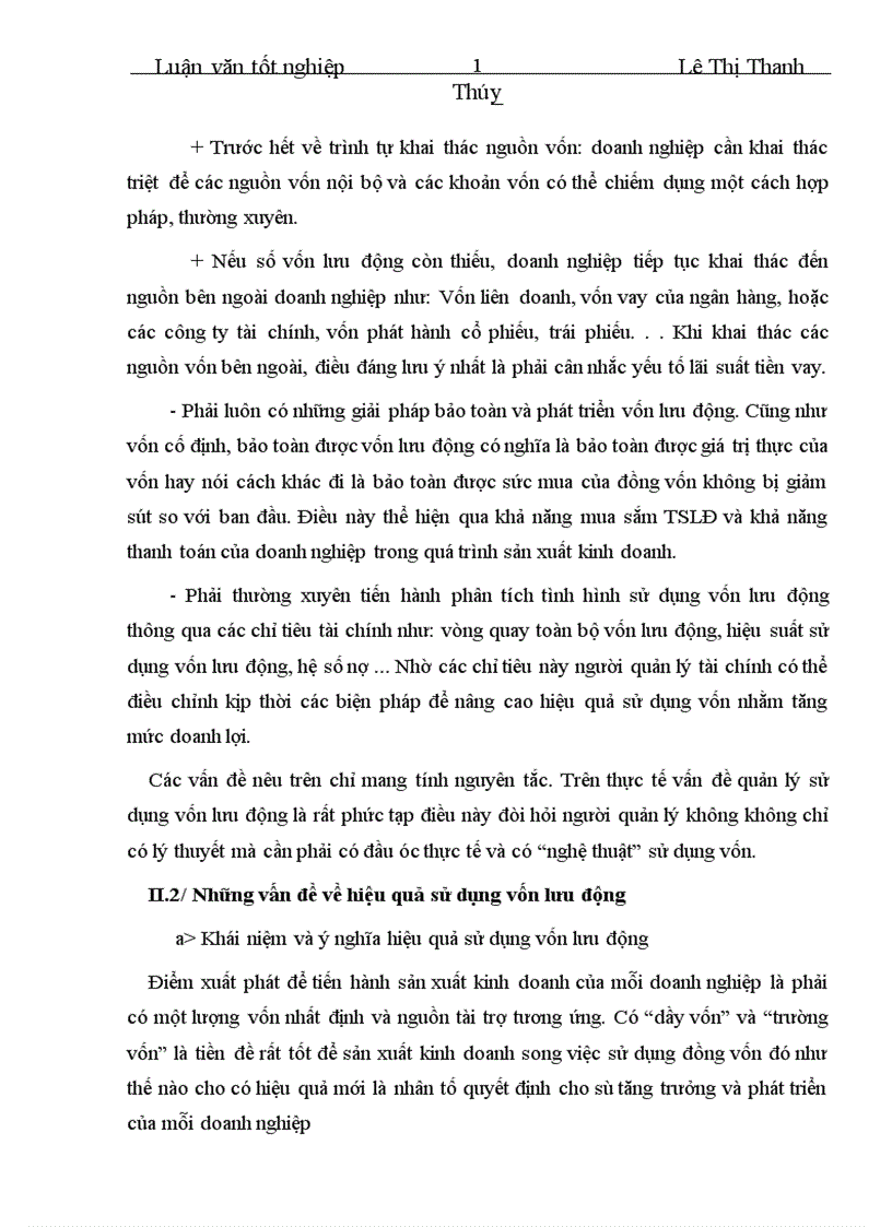 image for page Vốn lưu động và hiệu quả sử dụng vốn lưu động tại Công ty Cổ phần Thiết bị thương mại 1