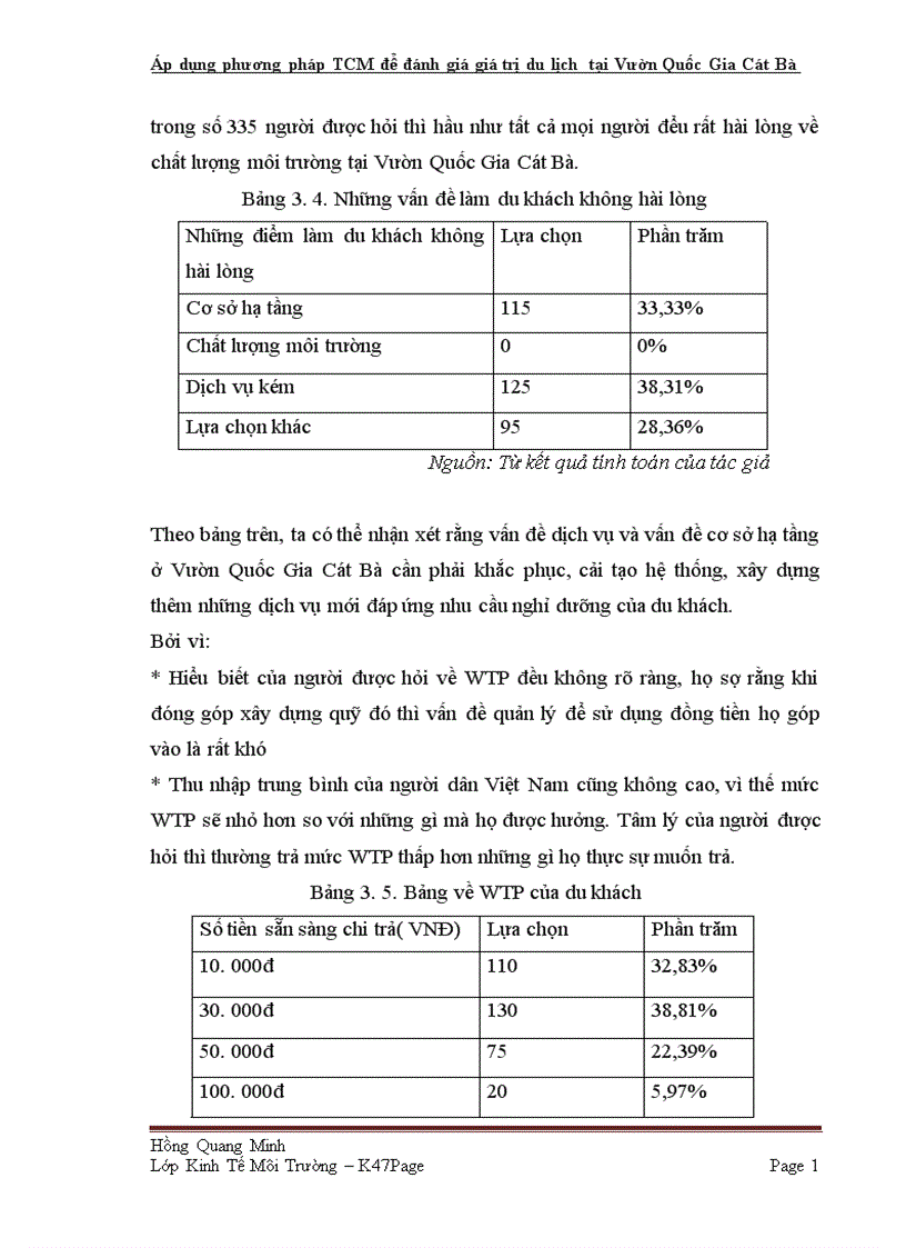 image for page Áp dụng phương pháp TCM để đánh giá giá trị du lịch tại Vườn Quốc Gia Cát Bà tp Hải Phòng 1