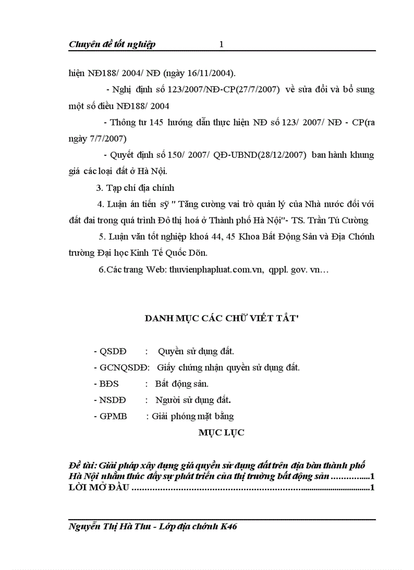 image for page Giải pháp xây dựng giá quyền sử dụng đất trên địa bàn thành phố Hà Nội nhằm thúc đẩy sự phát triển của thị trường bất động sản