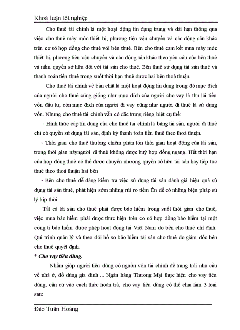 image for page Giải pháp nâng cao chất lượng cho vay trung và dài hạn tại Chi nhánh Ngân hàng Công thương khu vực Chương Dương 1