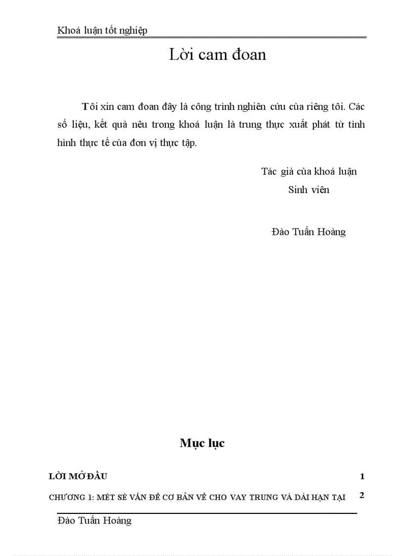 image for page Giải pháp nâng cao chất lượng cho vay trung và dài hạn tại Chi nhánh Ngân hàng Công thương khu vực Chương Dương 1