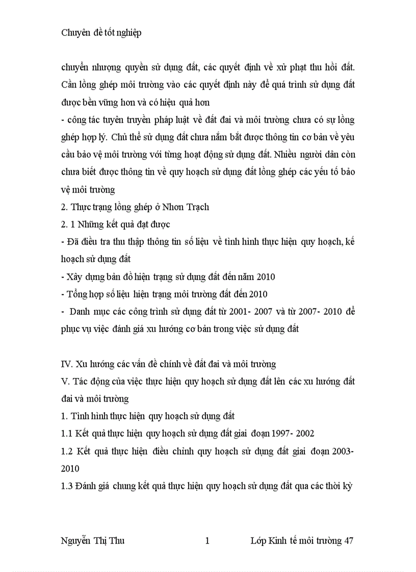 image for page Đánh giá các vấn đề môi trường trong dự án thí điểm quy hoạch sử dụng đất có lồng ghép các yếu tố bảo vệ môi trường ở huyện Nhơn Trạch tỉnh Đồng Nai