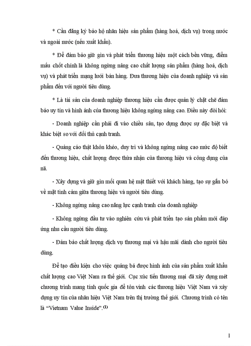 image for page Kinh nghiệm của các doanh nghiệp Việt Nam về xây dựng và phát triển thương hiệu