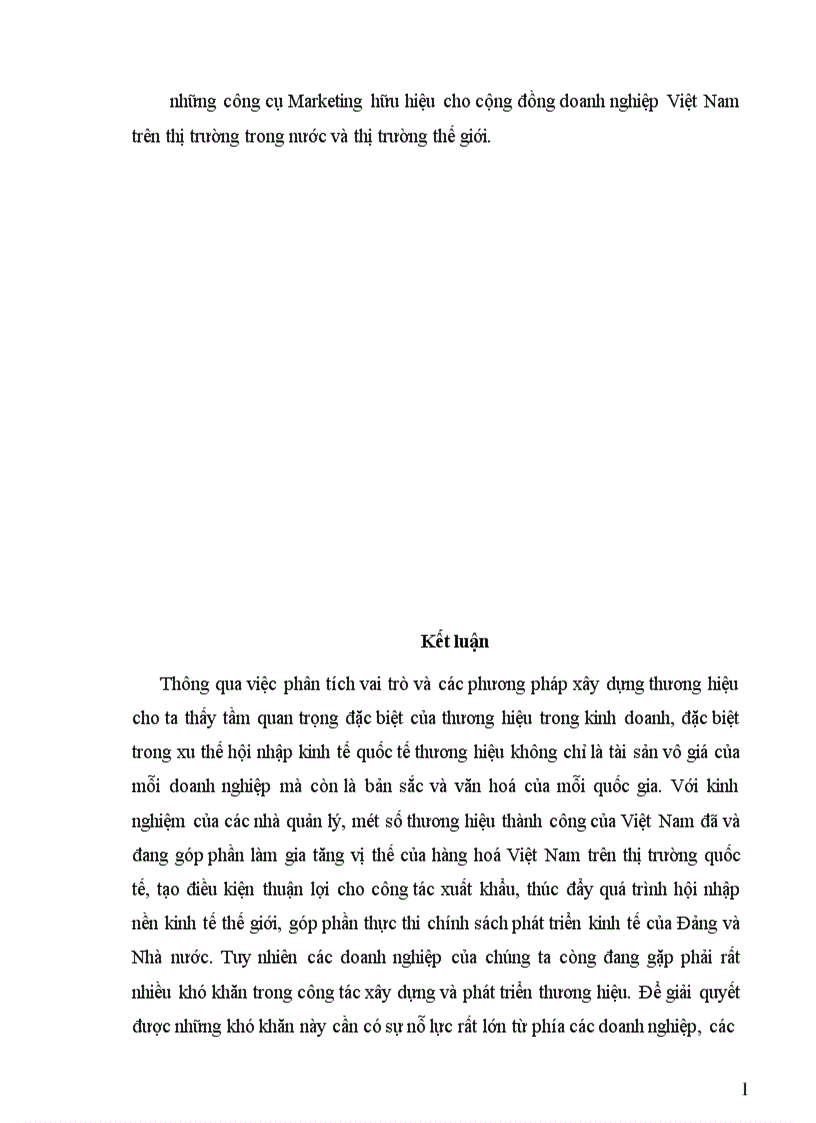 image for page Kinh nghiệm của các doanh nghiệp Việt Nam về xây dựng và phát triển thương hiệu