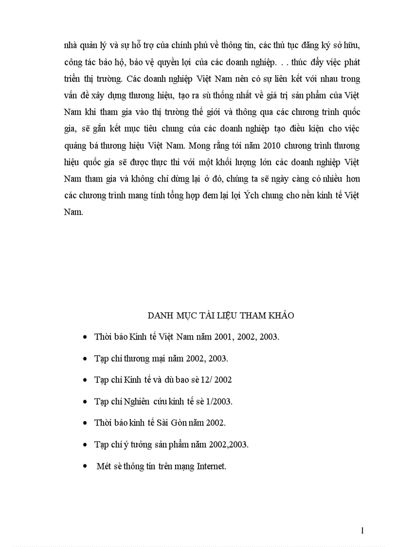 image for page Kinh nghiệm của các doanh nghiệp Việt Nam về xây dựng và phát triển thương hiệu