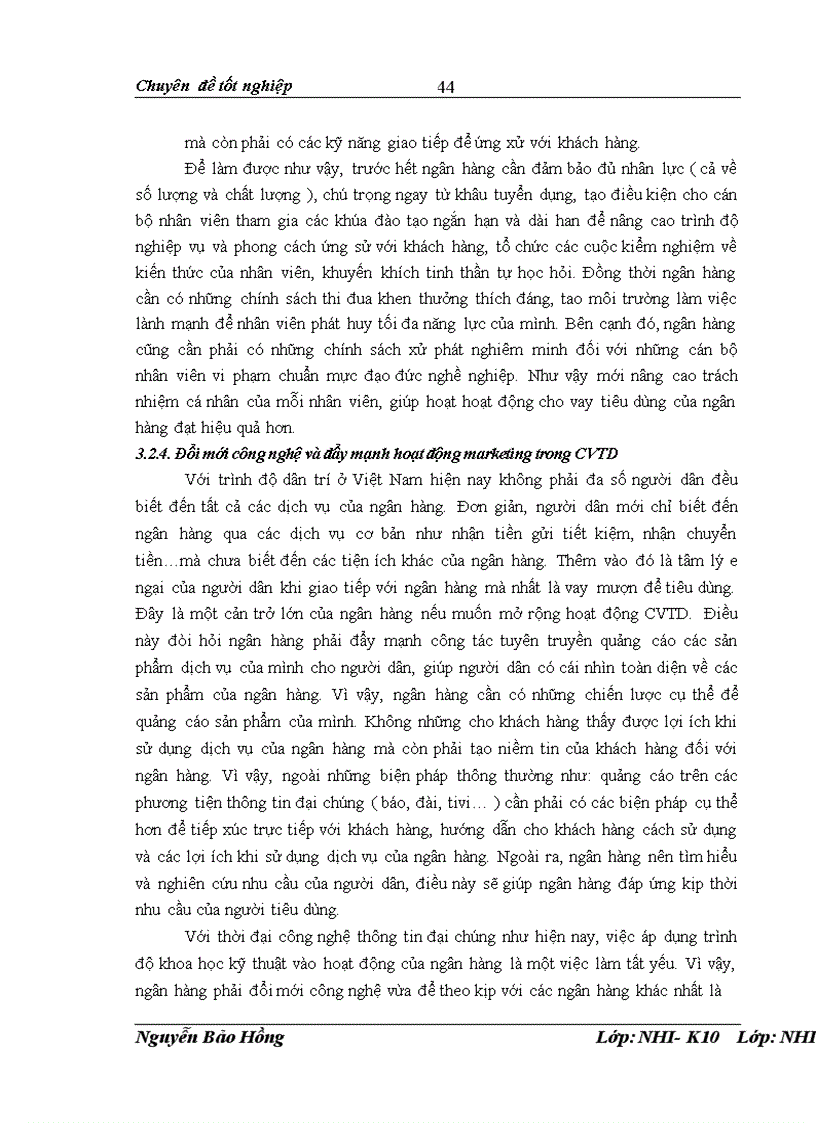 image for page Mở rộng cho vay tiêu dùng tại NHNo PTNT thành phố Ninh Bình