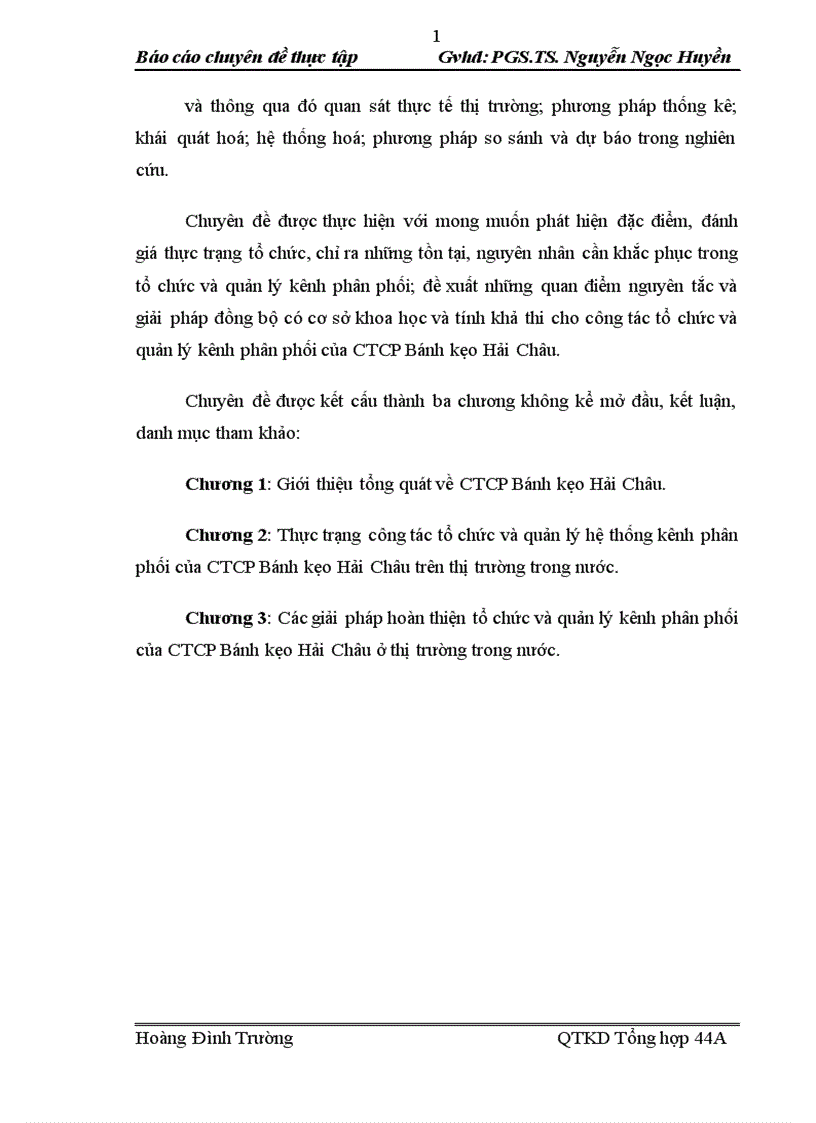 image for page Hoàn thiện quản lý và tổ chức hệ thống kênh phân phối của CTCP Bánh kẹo Hải Châu 1