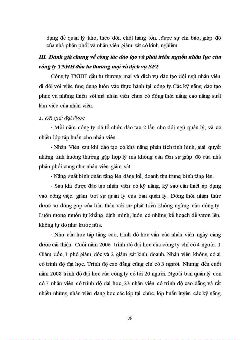 image for page Giải pháp đào tạo và phát triển nguồn nhân lực cảu công ty TNHH đầu tư thương mại và dịch vụ SPT
