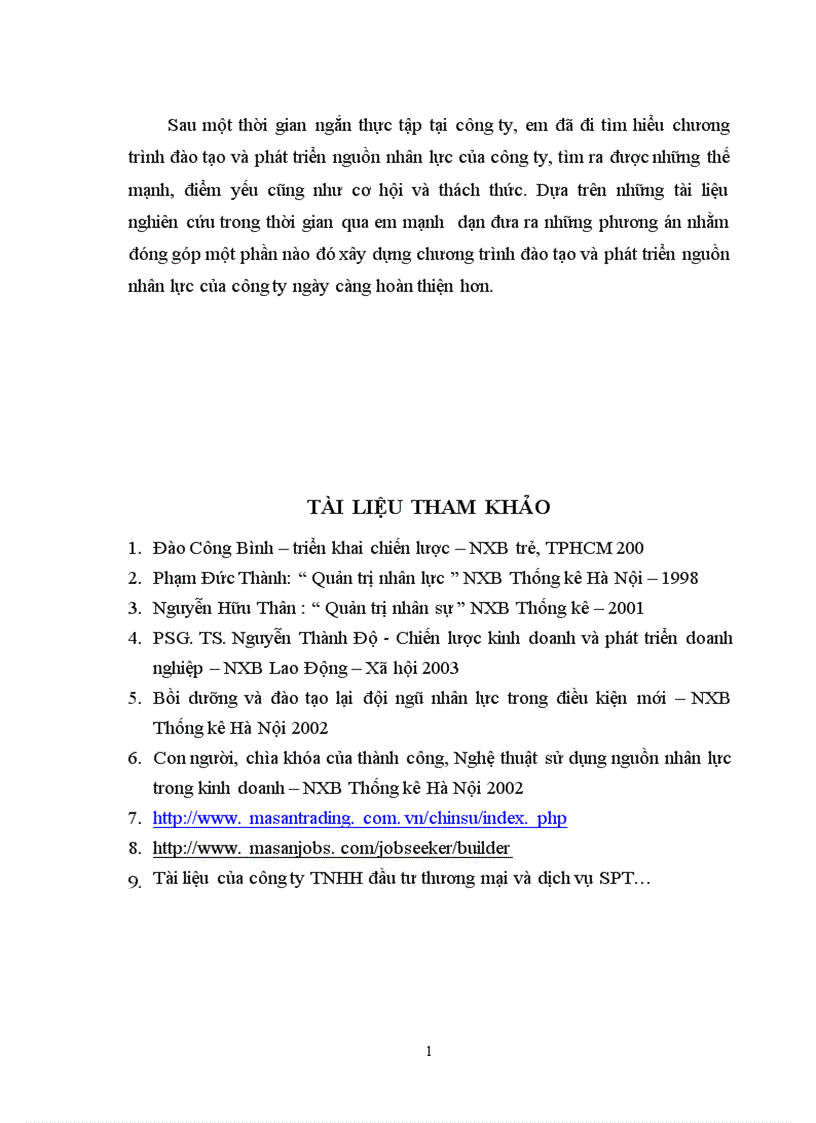 image for page Giải pháp đào tạo và phát triển nguồn nhân lực cảu công ty TNHH đầu tư thương mại và dịch vụ SPT