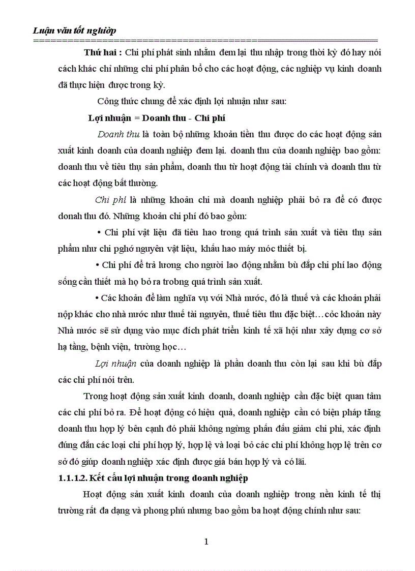 image for page Lợi nhuận và các giải pháp góp phần tăng lợi nhuận tại Công ty cổ phần phát triển công nghệ nông thôn 1