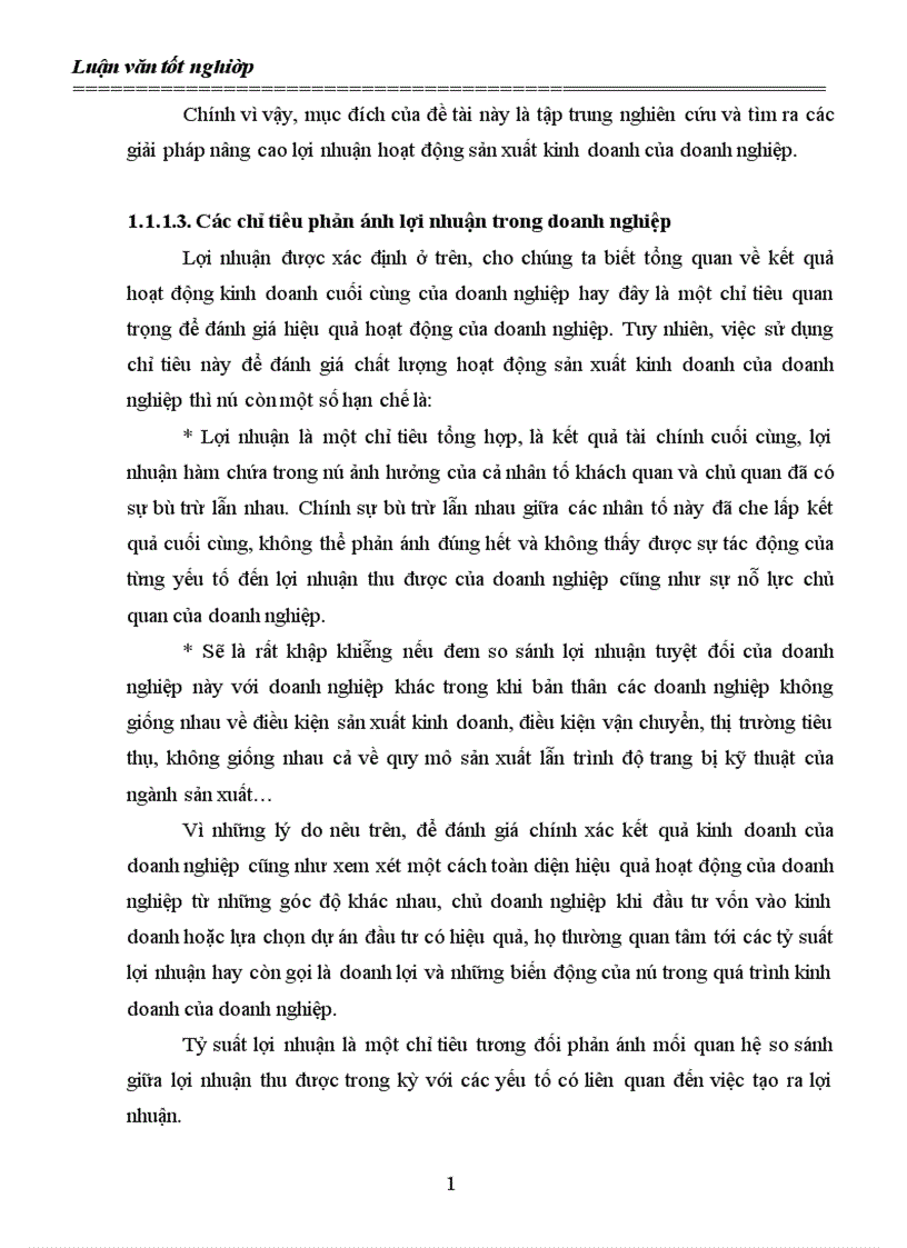 image for page Lợi nhuận và các giải pháp góp phần tăng lợi nhuận tại Công ty cổ phần phát triển công nghệ nông thôn 1