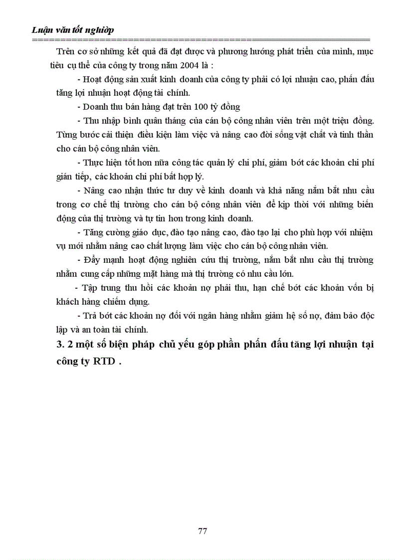 image for page Lợi nhuận và các giải pháp góp phần tăng lợi nhuận tại Công ty cổ phần phát triển công nghệ nông thôn 1