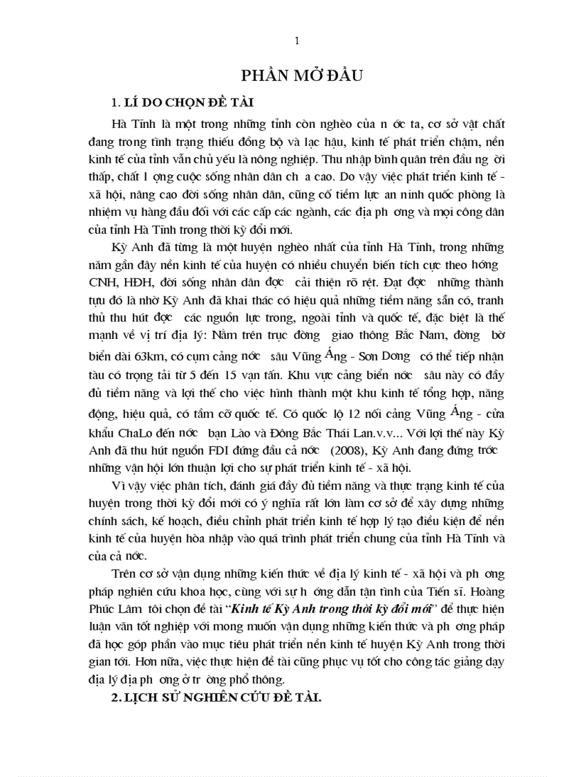 image for page Kinh tế Kỳ Anh trong thời kỳ đổi mới 1